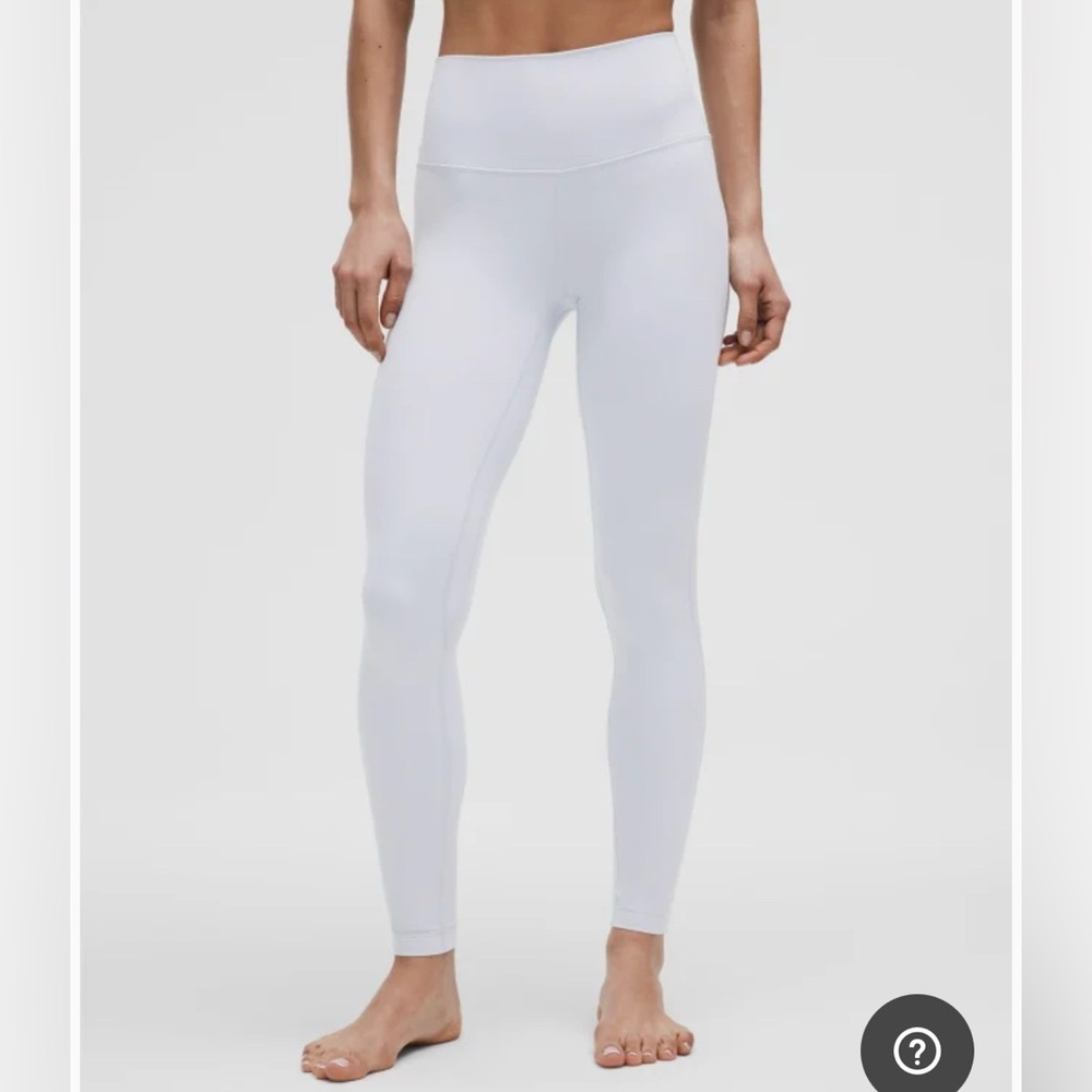 LULULEMON White High-Waisted Leggings